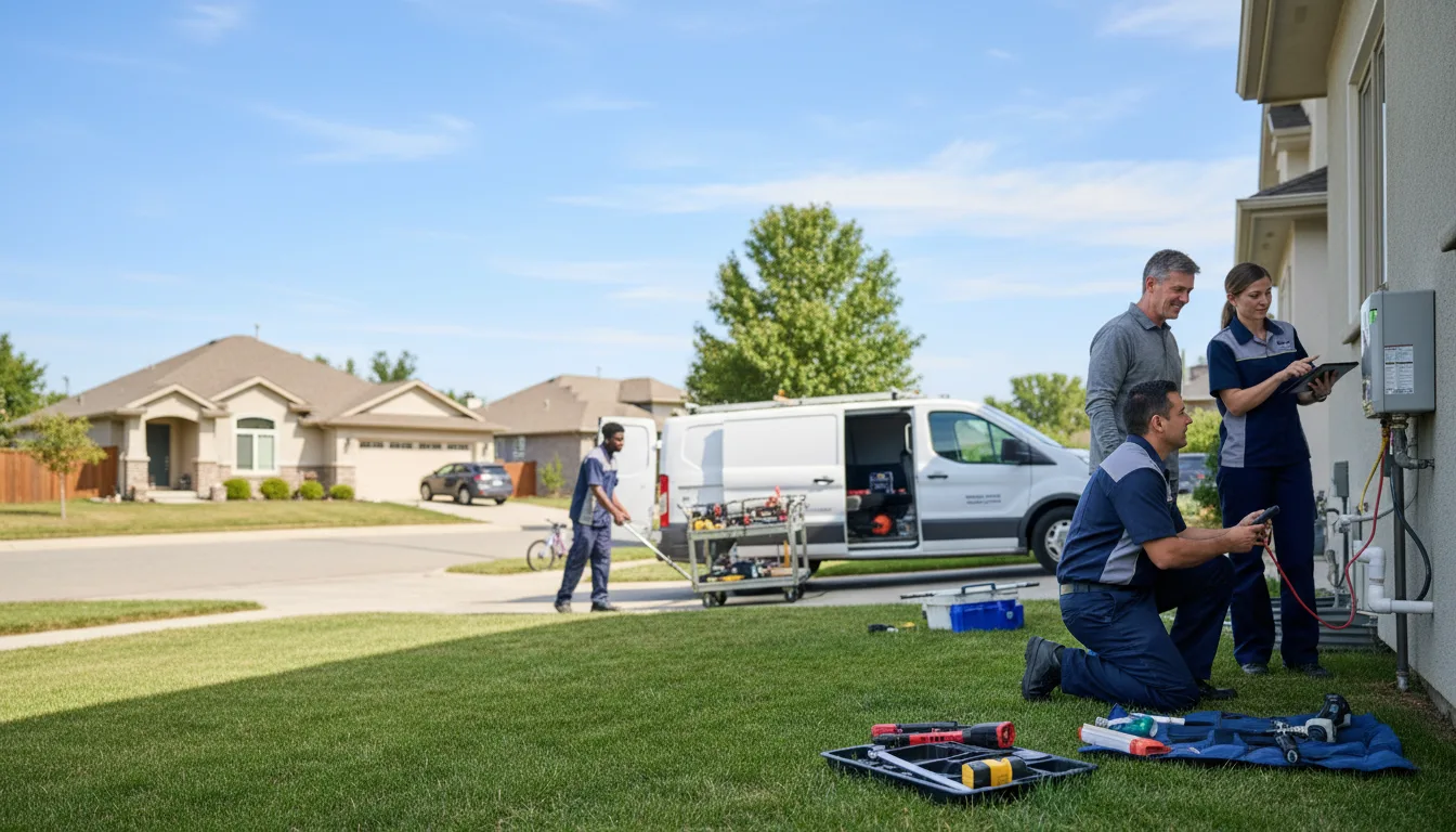 Tankless water heater service in Morris, MN